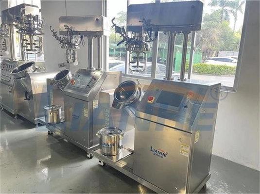 Υψηλή Homogenizer αναμικτών 5L 10L θέρμανσης εργαστηρίων κουράς γαλακτωματοποιώντας κενή δεξαμενή γαλακτωματοποιητή
