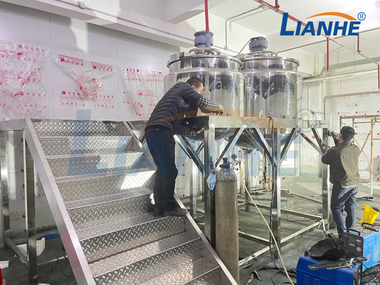 Σταθερό Homogenizer γαλακτωματοποιητή καλλυντικό πήκτωμα αναμικτών θέρμανσης Moisturizer που κατασκευάζει τη μηχανή