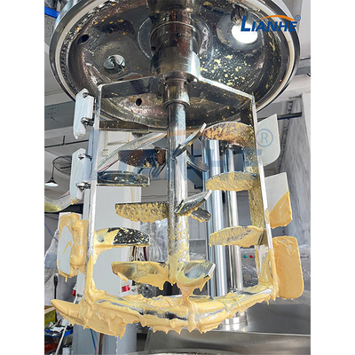 Κενό Homogenizer λοσιόν αναμικτών 100L κρέμας πηκτωμάτων γαλακτωματοποιητή που αναμιγνύει τη δεξαμενή