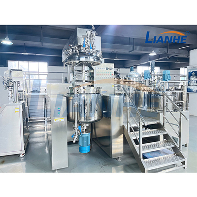 Homogenizer κυκλοφορίας μηχανών 200L αναμικτών γαλακτωματοποιητή οθόνης αφής κενός καλλυντικός αναμίκτης παραγωγής