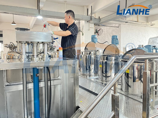 1000L κενή μίξη σκονών διανομέων αναμικτών γαλακτωματοποιητή οδοντόπαστας