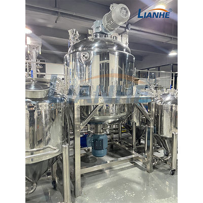 Ατμός που θερμαίνει την κενή καλλυντική αλοιφή αναμικτών γαλακτωματοποιητή που αναμιγνύει τη δεξαμενή με τον ταραχοποιό