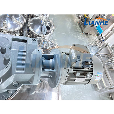 Ατμός που θερμαίνει την κενή καλλυντική αλοιφή αναμικτών γαλακτωματοποιητή που αναμιγνύει τη δεξαμενή με τον ταραχοποιό