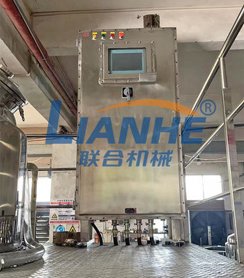 3000L κενός γαλακτωματοποιώντας αναμίκτης με την καλλυντική κρέμα κυττάρων φορτίων που κατασκευάζει τη μηχανή