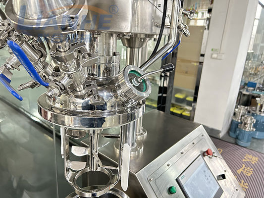20 homogenizer ελέγχου PLC λίτρου υδραυλική ανυψωτική κενή μηχανή αναμικτών κρέμας