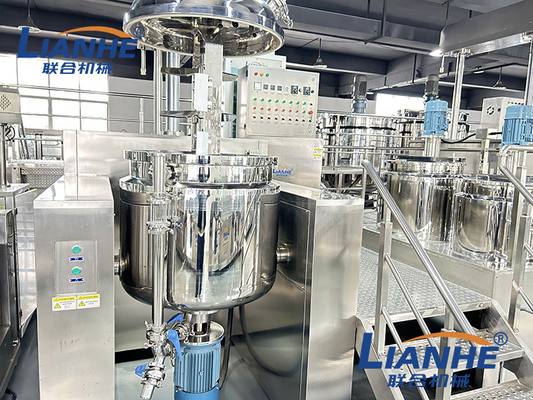 300L εσωτερική και εξωτερική Homogenizer κυκλοφορίας κενή μηχανή αναμικτών κρέμας