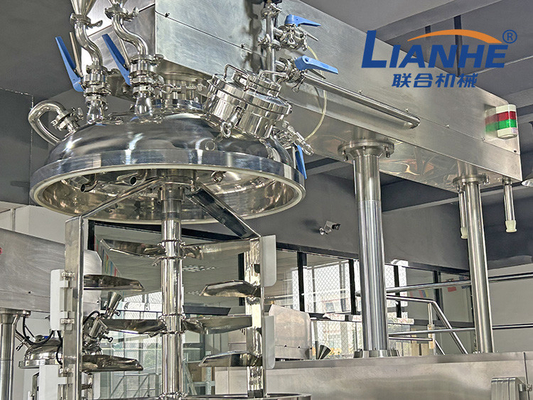 300L εσωτερική και εξωτερική Homogenizer κυκλοφορίας κενή μηχανή αναμικτών κρέμας