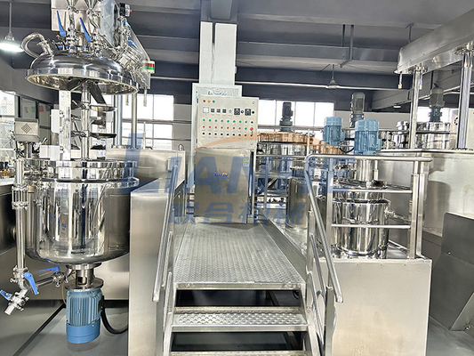 300L εσωτερική και εξωτερική Homogenizer κυκλοφορίας κενή μηχανή αναμικτών κρέμας