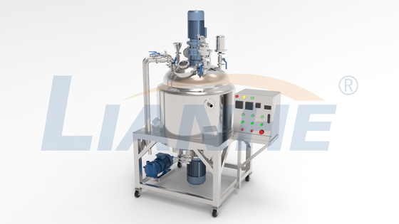200L σφραγισμένο κενό Homogenizer κάλυψης που αναμιγνύει τη γαλακτωματοποιώντας μηχανή θέρμανσης