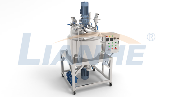200L σφραγισμένο κενό Homogenizer κάλυψης που αναμιγνύει τη γαλακτωματοποιώντας μηχανή θέρμανσης