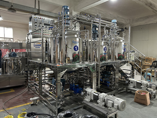 Homogenizer μηχανών κατασκευής PLC 1000L καλλυντικός γαλακτωματοποιώντας αναμίκτης αλοιφών κολλών