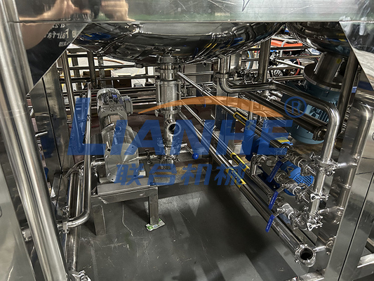 Homogenizer μηχανών κατασκευής PLC 1000L καλλυντικός γαλακτωματοποιώντας αναμίκτης αλοιφών κολλών