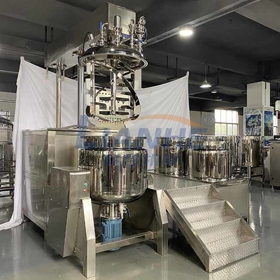 Καλλυντική μηχανή μίξης κρέμας 5.5KW SUS304, ανθεκτικό κενό Homogenizer αναμικτών