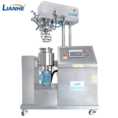 Κρέμα σώματος PLC 5L που κατασκευάζει τη μηχανή, ατμός που θερμαίνει τον κενό γαλακτωματοποιώντας αναμίκτη