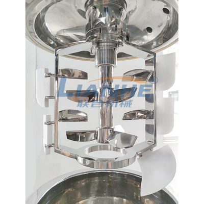 Υδραυλική ανυψωτική κενή μηχανή αυτόματο 50L αναμικτών γαλακτωματοποιητή