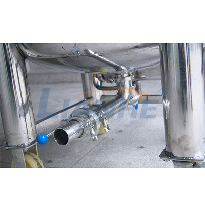 Sanitizer 1.5KW 200L Homogenizer θέρμανση αναμικτών γαλακτωματοποιητή καλυμμένη