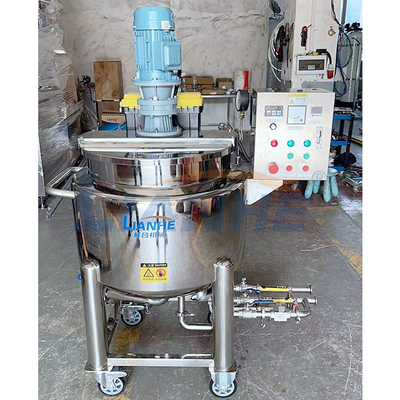 Μηχανή μίξης σαπουνιών ανοξείδωτου 100L, Homogenizer ατμού και γαλακτωματοποιητής