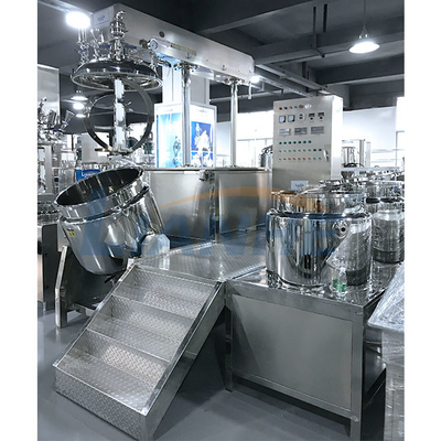 Homogenizer αναμικτών γαλακτωματοποιητή κουράς CE κενή 300L υψηλή υδραυλική ανύψωση