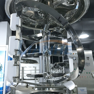 Homogenizer αναμικτών γαλακτωματοποιητή κουράς CE κενή 300L υψηλή υδραυλική ανύψωση