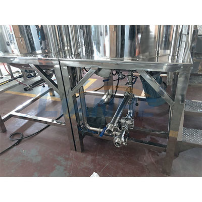 3 Homogenizer λοσιόν στρώματα αναμικτών γαλακτωματοποιητή με το σύστημα κυκλοφορίας
