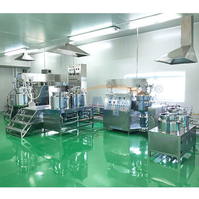 50L κενός υψηλός έλεγχος PLC αναμικτών γαλακτωματοποιητή κουράς για την υδρόψυξη πάγου